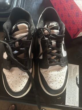 Nike Black and White Low-Top Sneakers